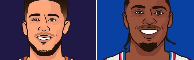 江南体育全站-单方面压制！布克生涯交手马克西战绩是9胜1负